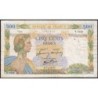 F 32-44 - 07/01/1943 - 500 francs - La Paix - Série V.7539 - Etat : TB-