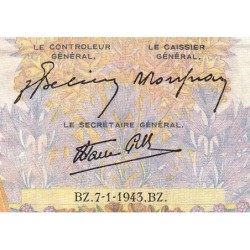 F 32-44 - 07/01/1943 - 500 francs - La Paix - Série F.7560 - Etat : AB