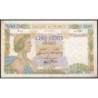 F 32-44 - 07/01/1943 - 500 francs - La Paix - Série A.7597 - Etat : TTB+