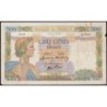 F 32-45 - 25/02/1943 - 500 francs - La Paix - Série N.7814 - Etat : B+ à TB-