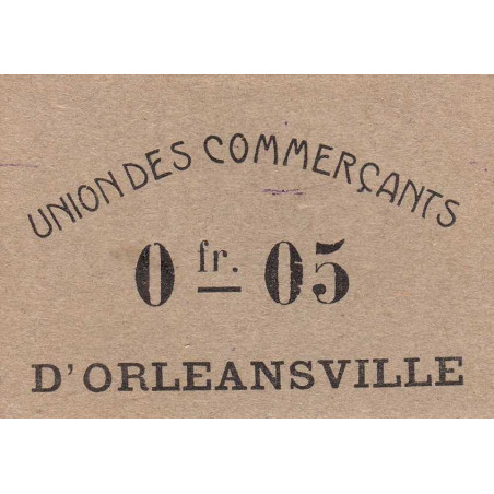 Algérie - Orléansville 4 - 0,05 franc - 1916 - Etat : SPL
