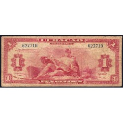 Curaçao - Pick 35a_1 - 1 gulden - 1942 - Etat : B+ à TB-