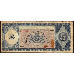 Curaçao - Pick 51 - 5 gulden - 1960 - Etat : B