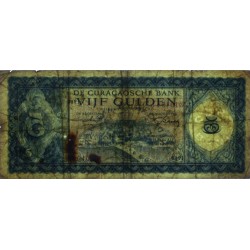 Curaçao - Pick 51 - 5 gulden - 1960 - Etat : B