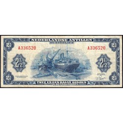 Antilles Néerlandaises - Pick A1 - 2 1/2 gulden - 1955 - Etat : TB