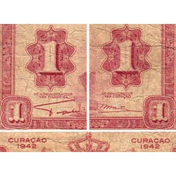 Curaçao - Pick 35a_1 - 1 gulden - 1942 - Etat : B+ à TB-