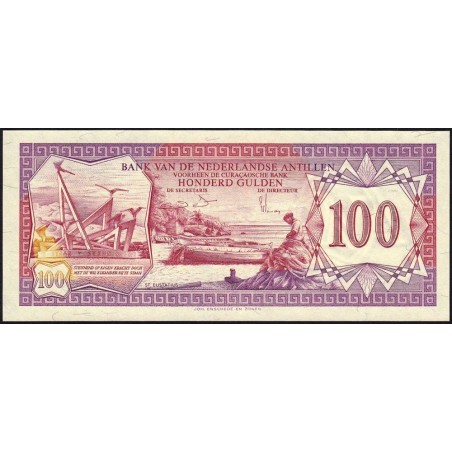Antilles Néerlandaises - Pick 19b - 100 gulden - 09/12/1981 - Etat : NEUF