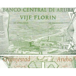 Aruba - Pick 1 - 5 florin - 01/01/1986 - Etat : NEUF