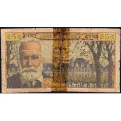 F 56-04 - 03/12/1959 - 5 nouv. francs - Victor Hugo - Série M.30 - Etat : AB
