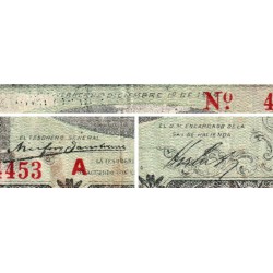 Gouv. Prov. du Mexique - Veracruz - Pick S 1104a - 5 pesos - Série B - Lettre A - 01/12/1914 - Etat : TB+