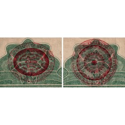 Gouvernement Provisoire du Mexique - Pick S 702b - 5 pesos - Série B - 17/12/1914 - Etat : TTB