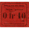 Algérie - Sidi-Bel-Abbès 2 - 0,10 franc - 1916 - Etat : TTB
