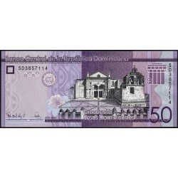 Rép. Dominicaine - Pick 189i - 50 pesos dominicanos - Série SD - 2023 - Etat : NEUF
