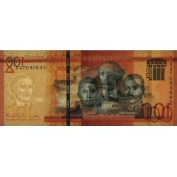 Rép. Dominicaine - Pick 190h - 100 pesos dominicanos - Série DA - 2023 - Etat : NEUF