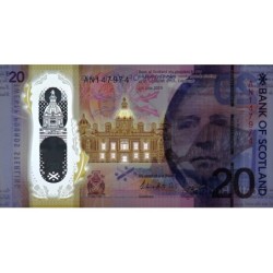 Ecosse - Pick 132a - 20 pounds sterling - Série AN - 01/06/2019 - Polymère - Etat : NEUF