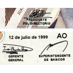 Equateur - Pick 128c_3a - 5'000 sucres - Série AO - 12/07/1999 - Etat : NEUF