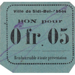 Algérie - Sidi-Bel-Abbès 4b - 0,05 franc - 1916 - Etat : SPL