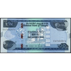 Ethiopie - Pick 55b_1 - 100 birr - Série EG - 2023 - Etat : NEUF