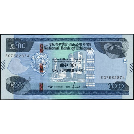 Ethiopie - Pick 55b_1 - 100 birr - Série EG - 2023 - Etat : NEUF
