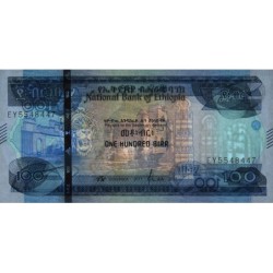 Ethiopie - Pick 55b_1 - 100 birr - Série EY - 2023 - Etat : NEUF