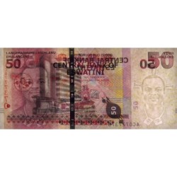 Eswatini - Pick 44 - 50 emalangeni - Série AC - 09/11/2018 (2021) - Etat : NEUF