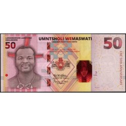 Eswatini - Pick 48 - 50 emalangeni - Série AD - 01/04/2024 - Commémoratif - Etat : NEUF