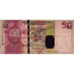 Eswatini - Pick 48 - 50 emalangeni - Série AD - 01/04/2024 - Commémoratif - Etat : NEUF