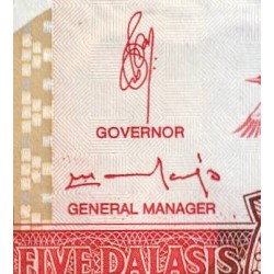 Gambie - Pick 12b - 5 dalasis - Série B - 1993 - Etat : SPL+