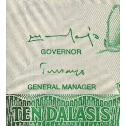 Gambie - Pick 17a - 10 dalasis - Série B - 1996 - Etat : NEUF