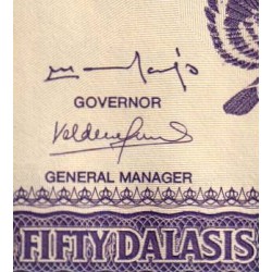 Gambie - Pick 23a - 50 dalasis - Série C - 2001 - Etat : NEUF