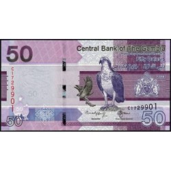 Gambie - Pick 40c - 50 dalasis - Série C - 2023 - Etat : NEUF