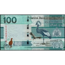 Gambie - Pick 41c - 100 dalasis - Série D - 2023 - Variété - Etat : NEUF