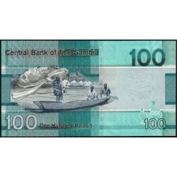 Gambie - Pick 41c - 100 dalasis - Série D - 2023 - Variété - Etat : NEUF