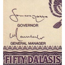 Gambie - Pick 23c - 50 dalasis - Série C - 2005 - Etat : NEUF