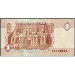 Egypte - Pick 71a - 1 pound - Série ‭589/ ل  - 07/08/2017 - Etat : NEUF