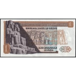 Egypte - Pick 44c - 1 pound - Série ‭195/ د  - 03/01/1977 - Etat : NEUF