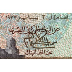 Egypte - Pick 44c - 1 pound - Série ‭195/ د  - 03/01/1977 - Etat : NEUF