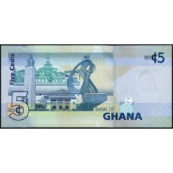 Ghana - Pick 46b - 5 cedis - Série VM - 04/03/2022 - Etat : NEUF