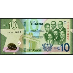 Ghana - Pick 47b - 10 cedis - Série YA - 04/03/2022 - Etat : NEUF