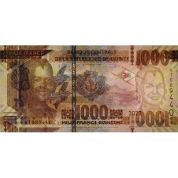 Guinée - Pick 48d - 1'000 francs guinéens - Série HT - 2022 - Etat : NEUF
