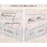 F 31-07 - 31/03/1938 - 500 francs - Bleu et rose modifié - Série Q.2783 - Etat : B+