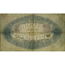 F 31-07 - 31/03/1938 - 500 francs - Bleu et rose modifié - Série J.2793 - Etat : TB-