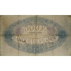 F 31-10 - 05/05/1938 - 500 francs - Bleu et rose modifié - Série N.2859 - Etat : TB+