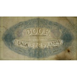 F 31-18 - 15/07/1938 - 500 francs - Bleu et rose modifié - Série Z.3040 - Etat : TB+