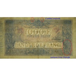 F 36-03 - 24/03/1981 - 1000 francs - Bleu et rose - Série P.65 - Etat : TTB