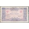 F 36-37 - 19/01/1921 - 1000 francs - Bleu et rose - Série U.1495 - Etat : TB-