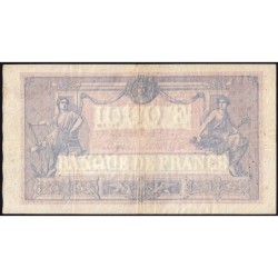 F 36-42 - 21/06/1926 - 1000 francs - Bleu et rose - Série V.2480 - Etat : TB
