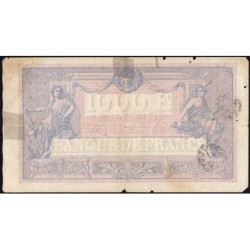 F 36-43 - 05/07/1926 - 1000 francs - Bleu et rose - Série J.2514 - Etat : B