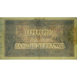 F 36-43 - 06/07/1926 - 1000 francs - Bleu et rose - Série Y.2519 - Etat : TTB+
