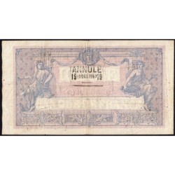 F 36-43 - 02/09/1926 - 1000 francs - Bleu et rose - Série A.2712 - Annulé - Etat : TB